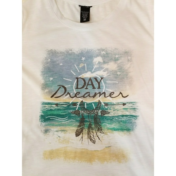 Torrid Day Dreamer Roll Cuff Beach Tee - Picture 5 of 6